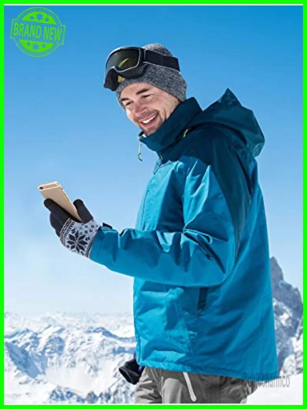 6 Pairs Touchscreen Winter Gloves for Women Men Running Warm Knit Acrylic